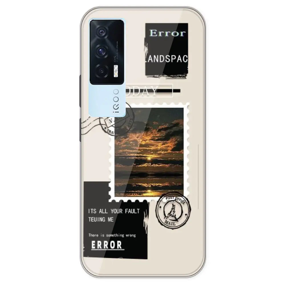 Post Card - Printed Silicone Case For IQOO 7