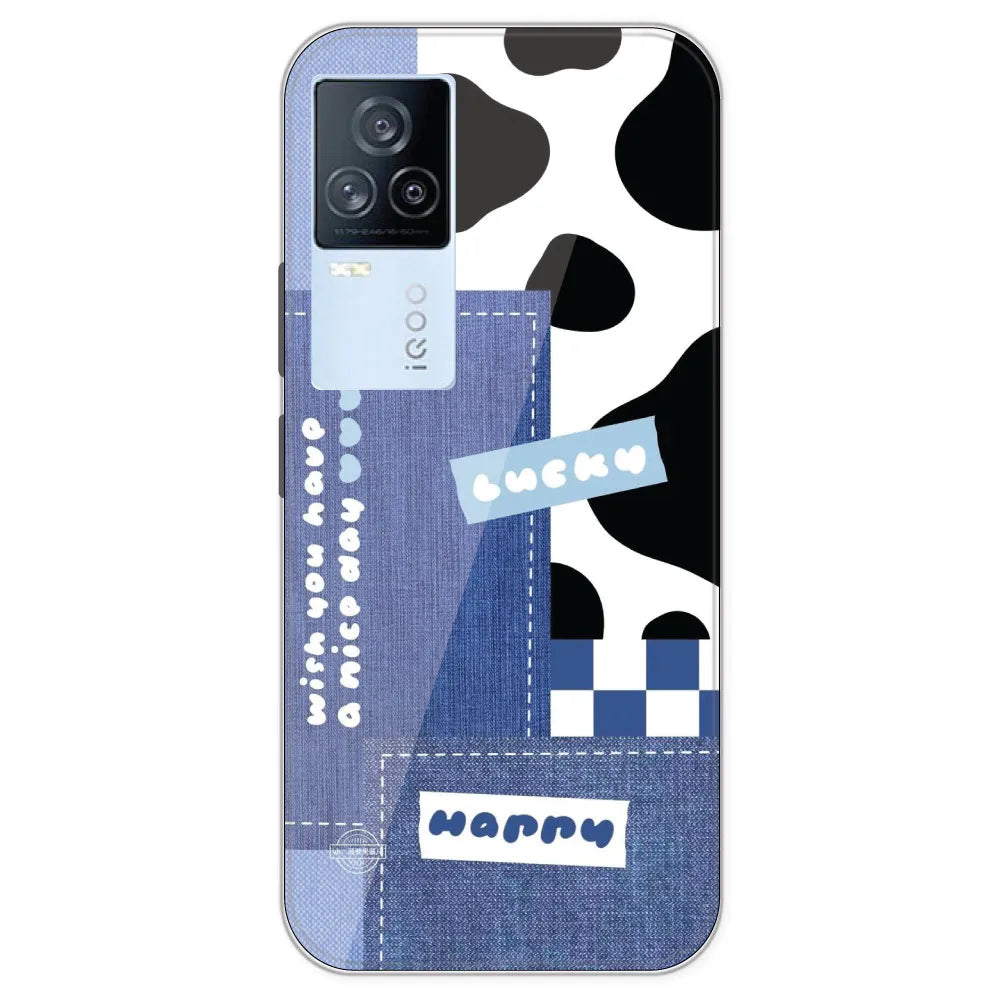 Cow Print Collage - Printed Silicone Case For IQOO 7 Legend