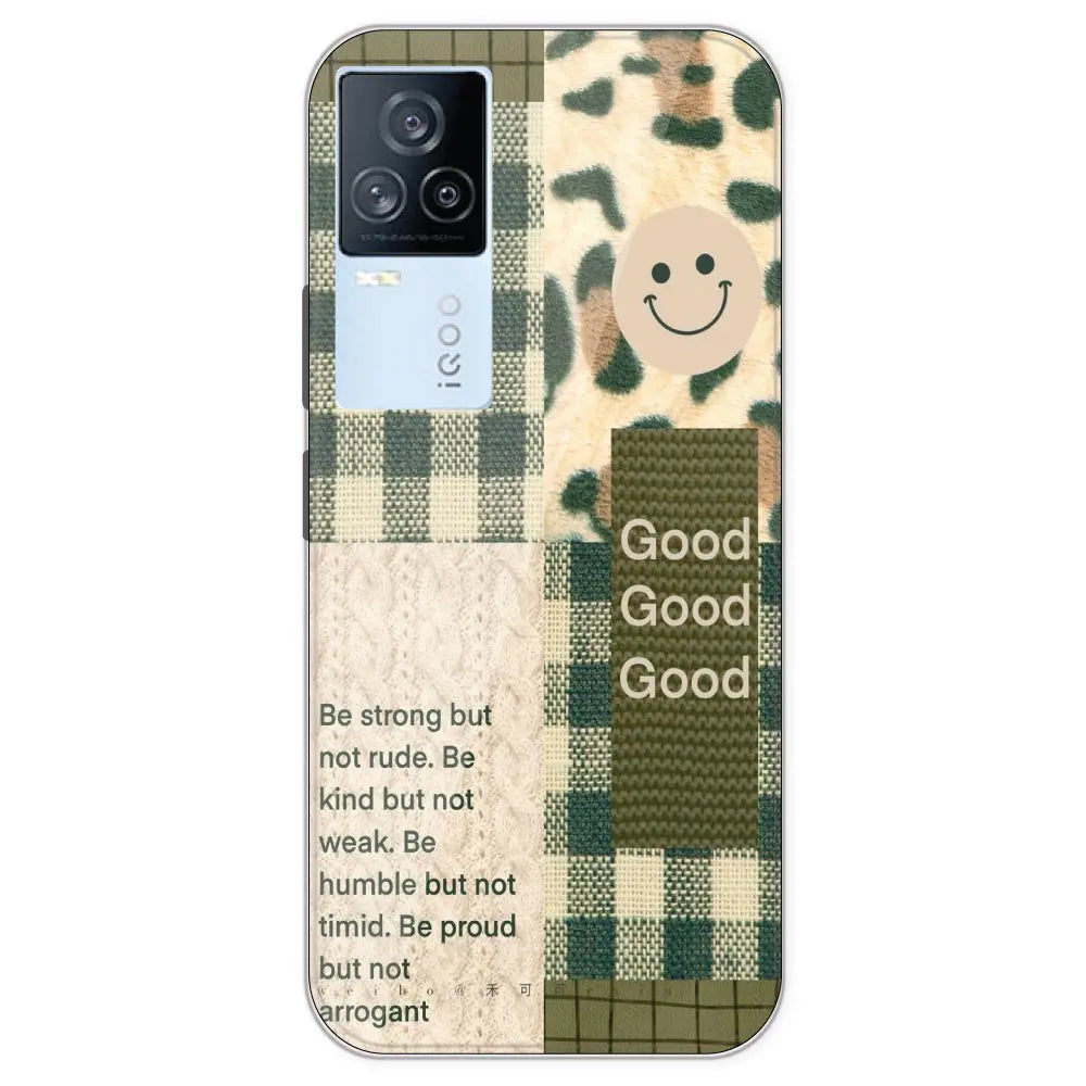 Patchwork Positivity - Printed Silicone Case For IQOO 7 Legend