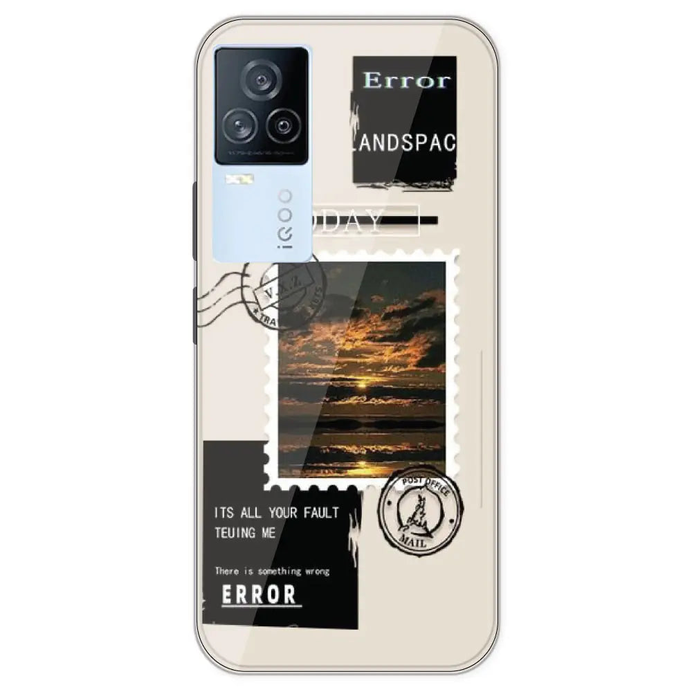 Post Card - Printed Silicone Case For IQOO 7 Legend