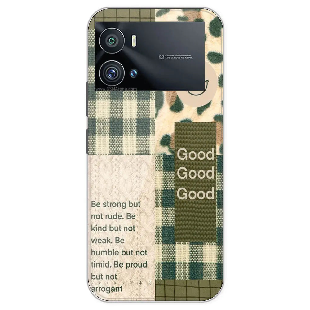 Patchwork Positivity - Printed Silicone Case For IQOO 9 Pro