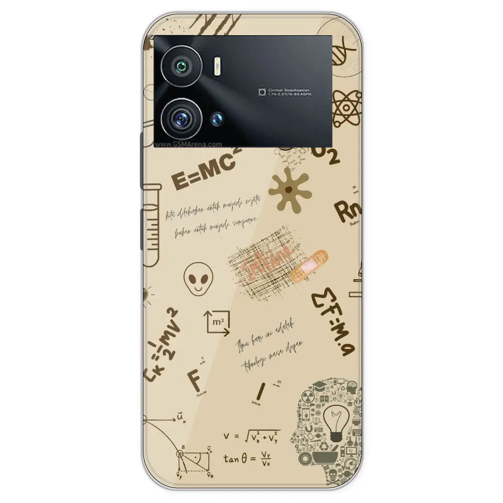 Physics Collage - Printed Silicone Case For IQOO 9 Pro