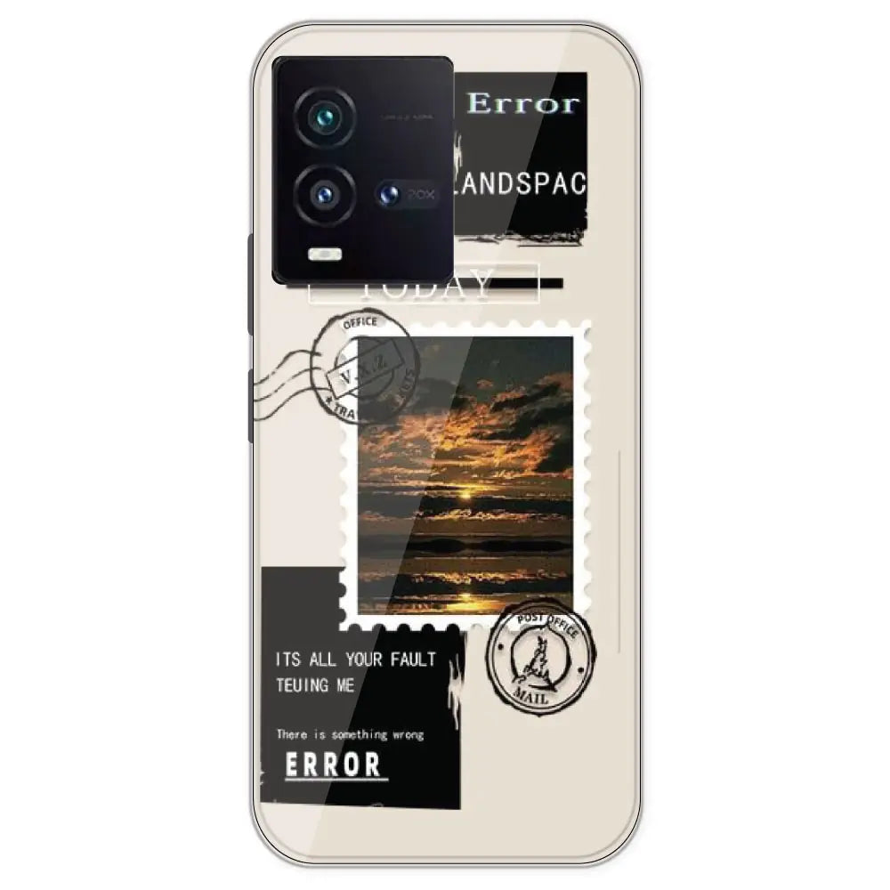 Post Card - Printed Silicone Case For IQOO 9SE