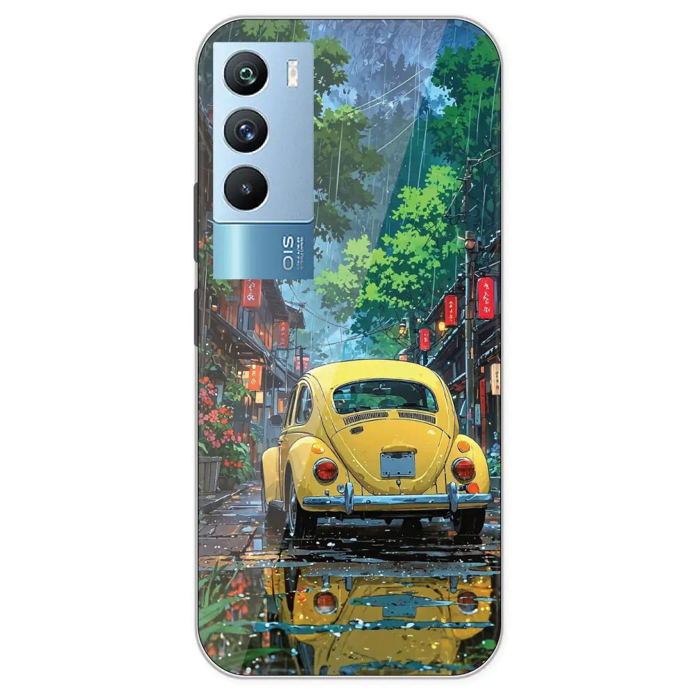 Yellow Bettle  - Printed Silicone Case For IQOO 9T