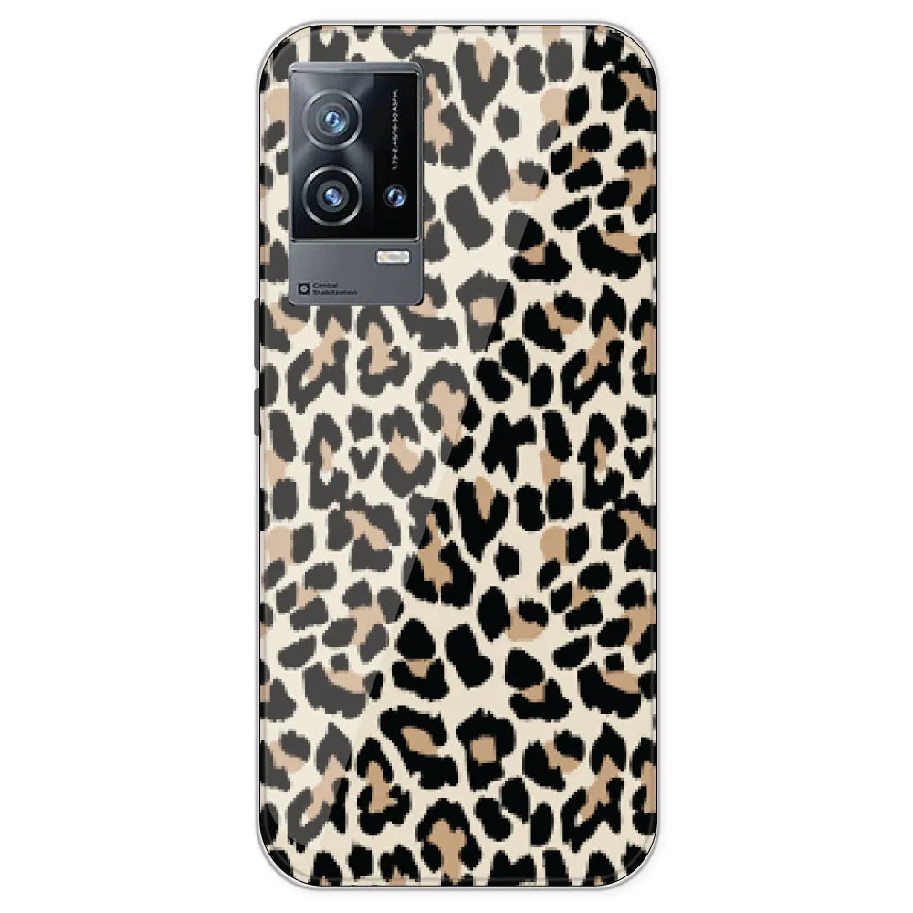 Leopard Print - Printed Silicone Case For IQOO 9