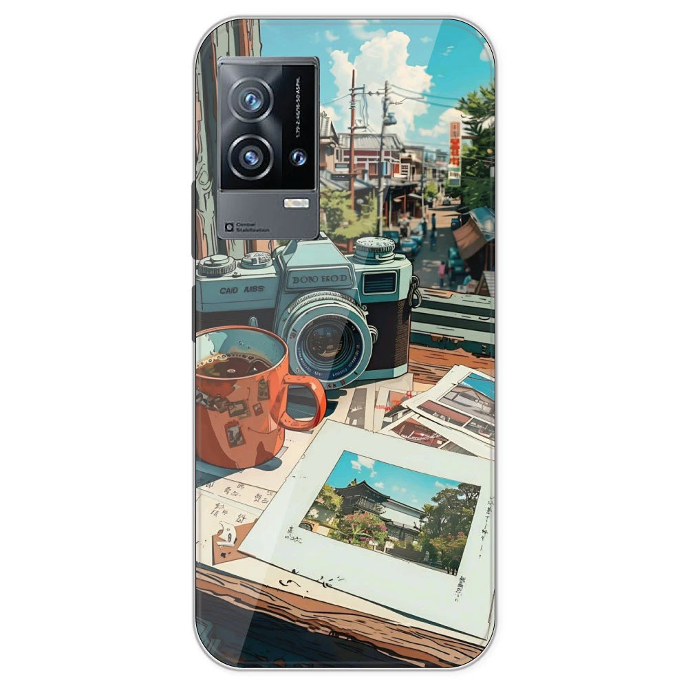 Vintage Camera - Printed Silicone Case For IQOO 9