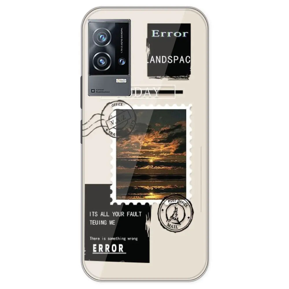 Post Card - Printed Silicone Case For IQOO 9