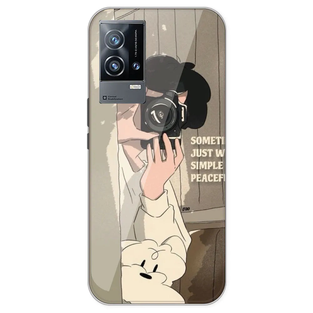 Photographer - Printed Silicone Case For IQOO 9