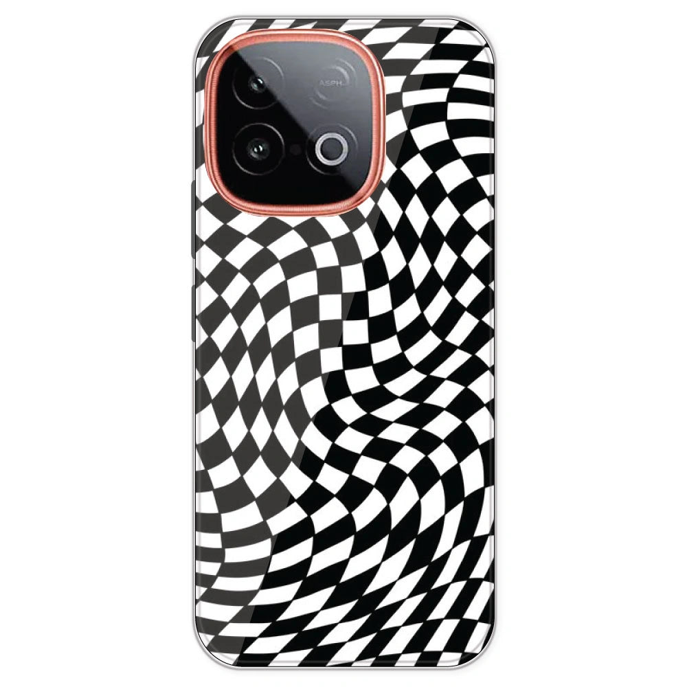 Checks - Printed Silicone Case For IQOO Neo 10