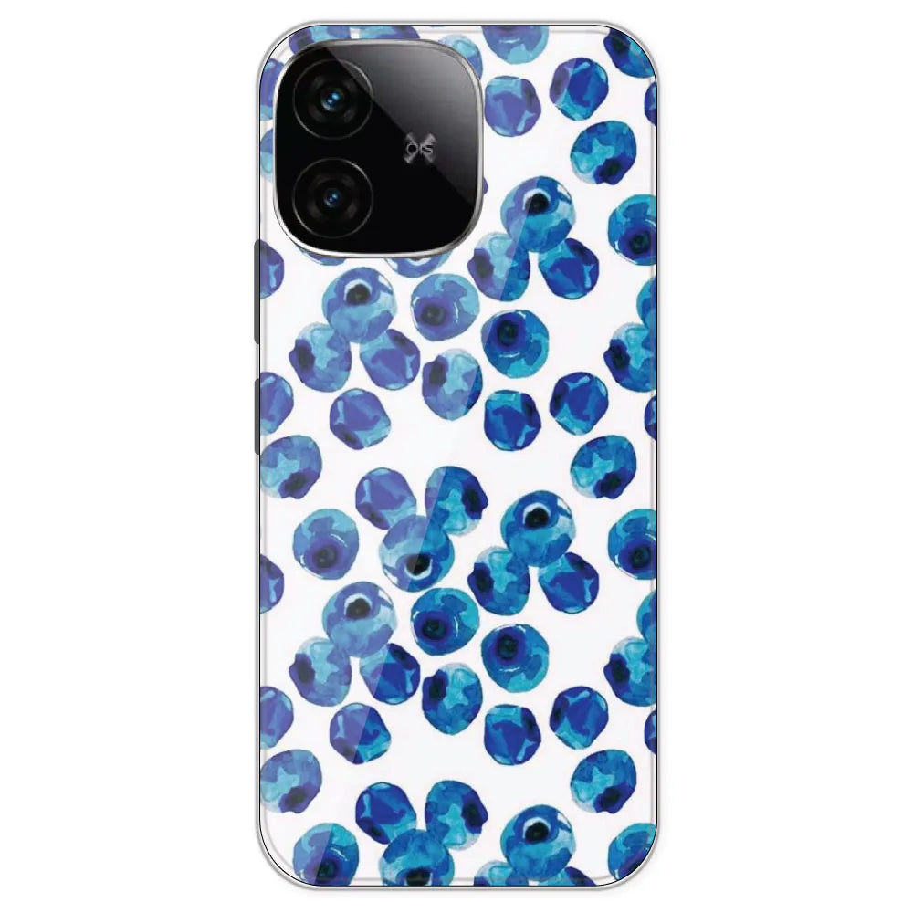 Blueberries - Printed Silicone Case For IQOO Neo 10R