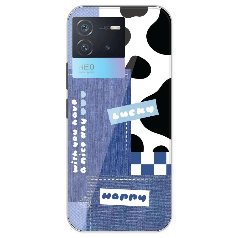 Cow Print Collage - Printed Silicone Case For IQOO Neo 6