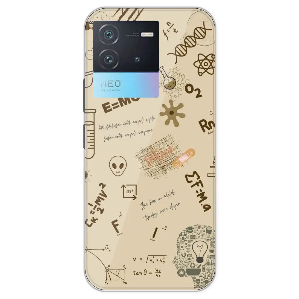 Physics Collage - Printed Silicone Case For IQOO Neo 6