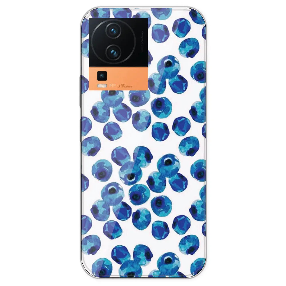 Blueberries - Printed Silicone Case For IQOO Neo 7 Pro