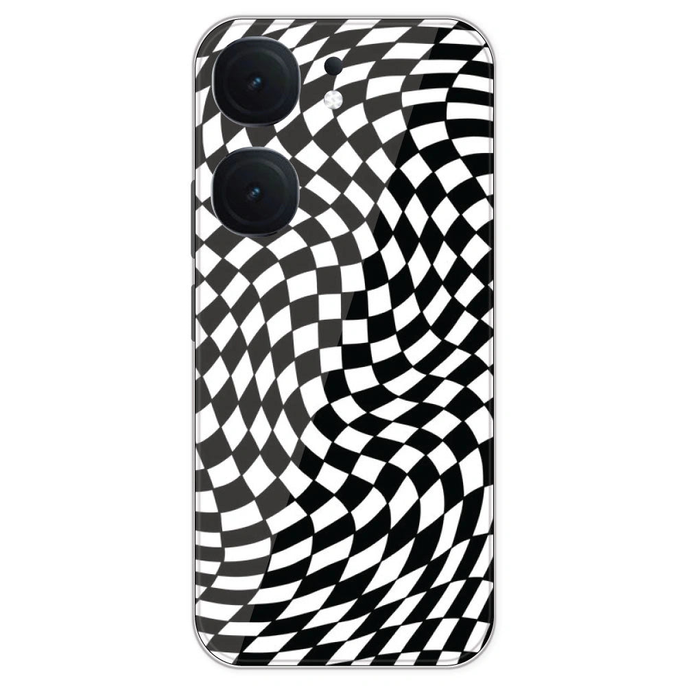 Checks - Printed Silicone Case For IQOO Neo 9 Pro