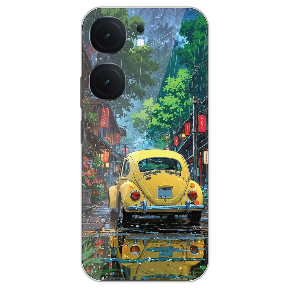 Yellow Bettle  - Printed Silicone Case For IQOO Neo 9 Pro