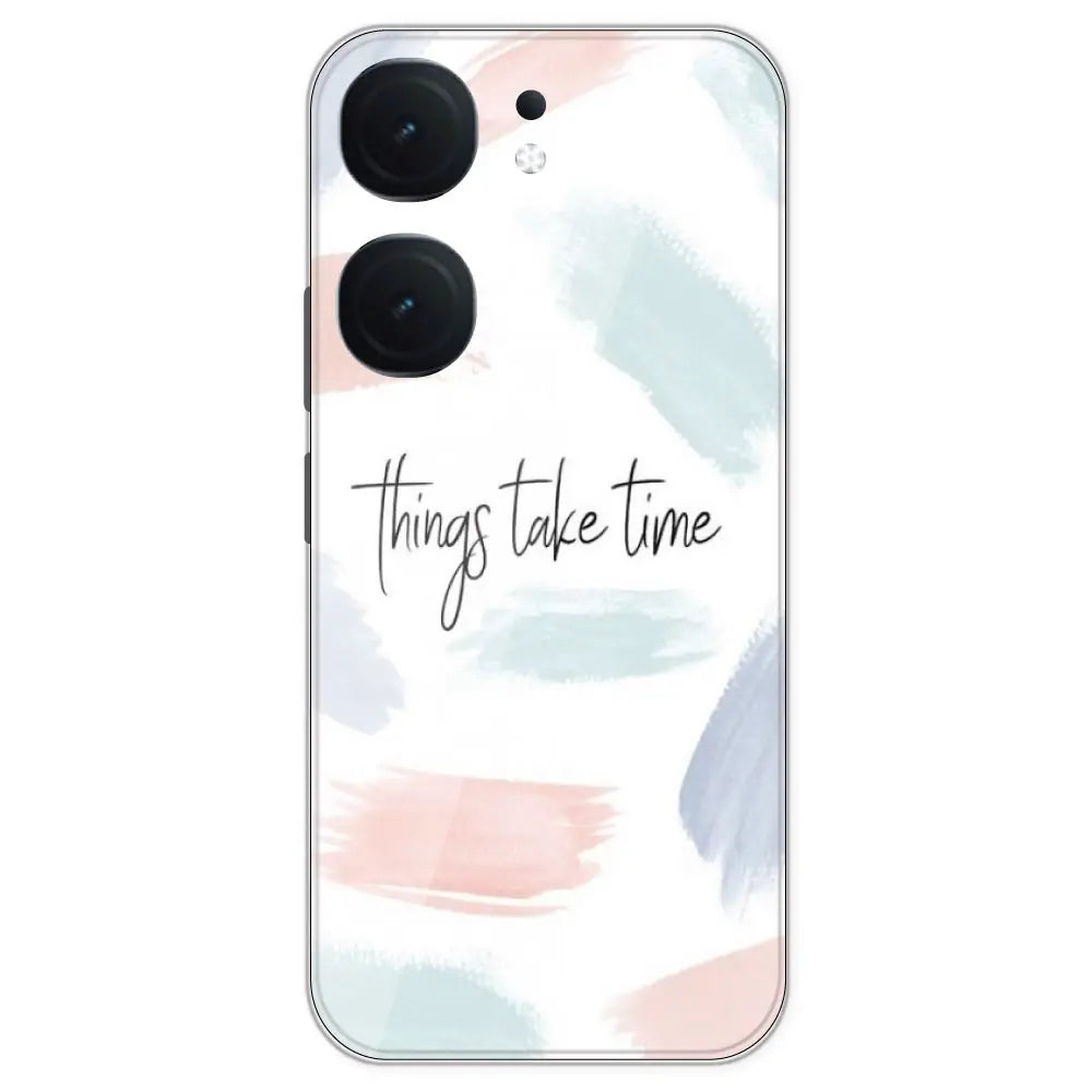 Things Take Time - Printed Silicone Case For IQOO Neo 9 Pro
