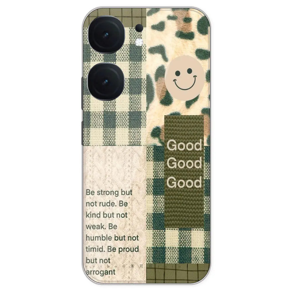 Patchwork Positivity - Printed Silicone Case For IQOO Neo 9 Pro