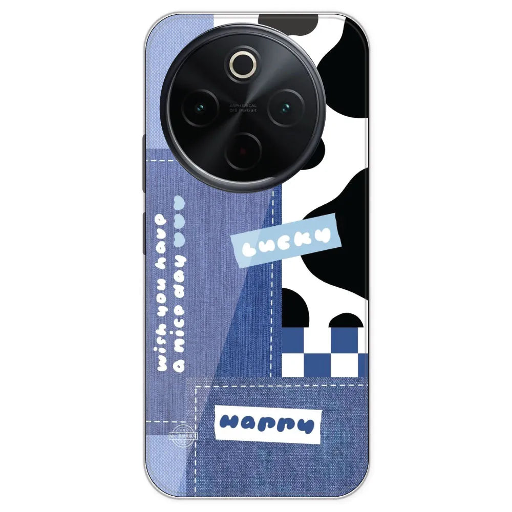 Cow Print Collage - Printed Silicone Case For IQOO Z10