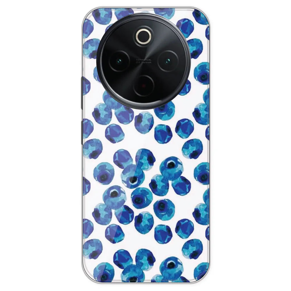 Blueberries - Printed Silicone Case For IQOO Z10