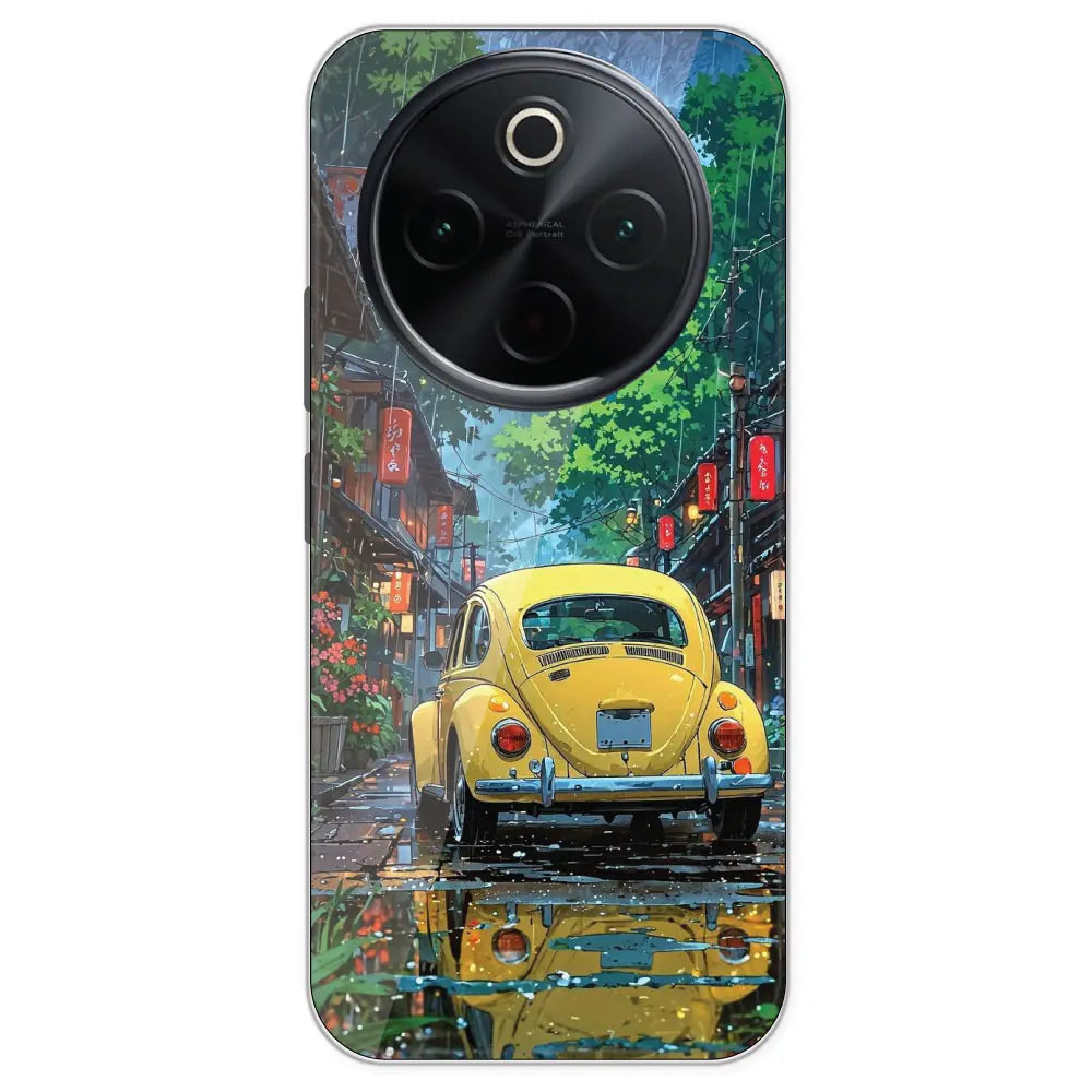 Yellow Bettle  - Printed Silicone Case For IQOO Z10