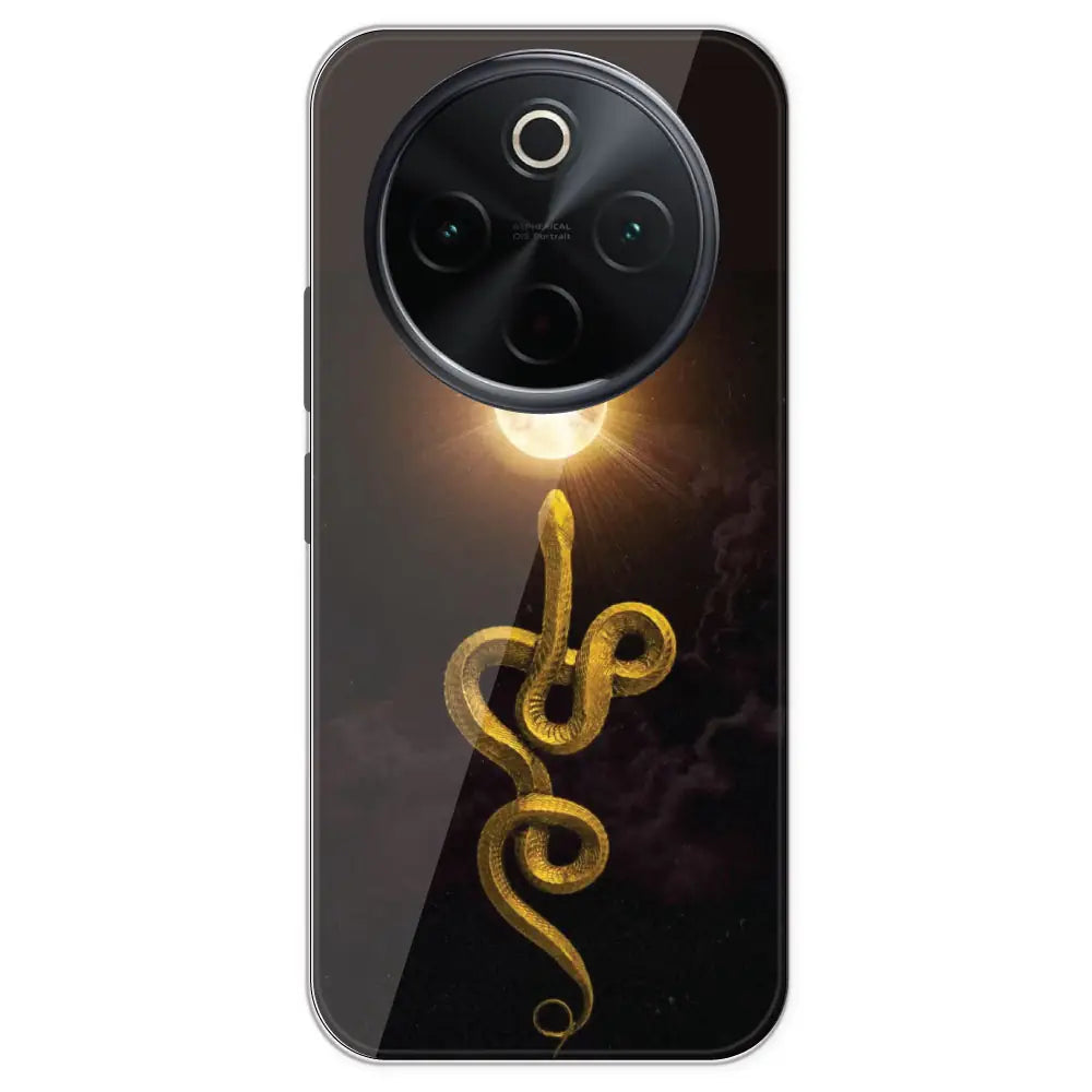 Golden Serpent - Printed Silicone Case For IQOO Z10