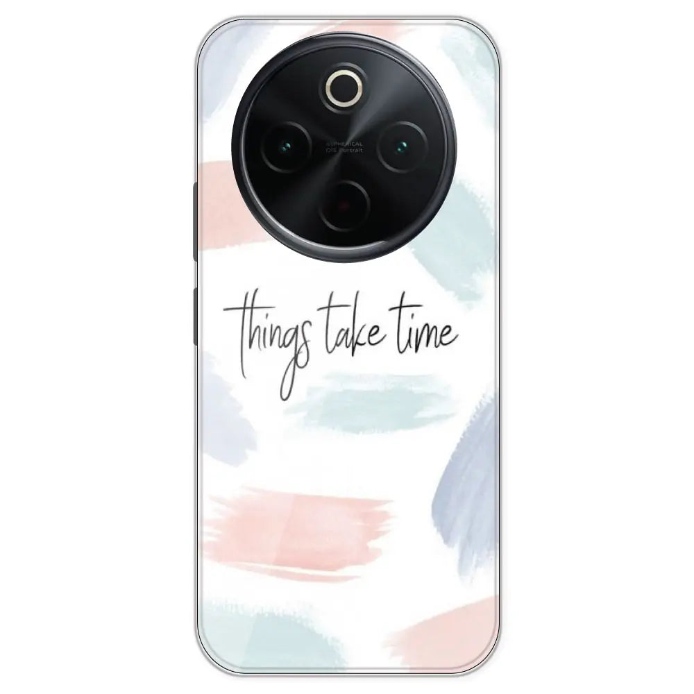 Things Take Time - Printed Silicone Case For IQOO Z10