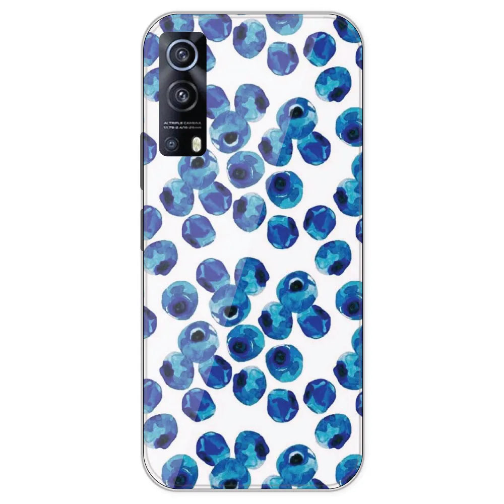 Blueberries - Printed Silicone Case For IQOO Z3
