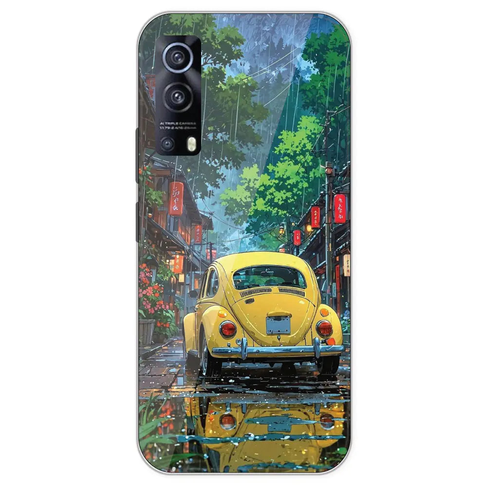 Yellow Bettle  - Printed Silicone Case For IQOO Z3
