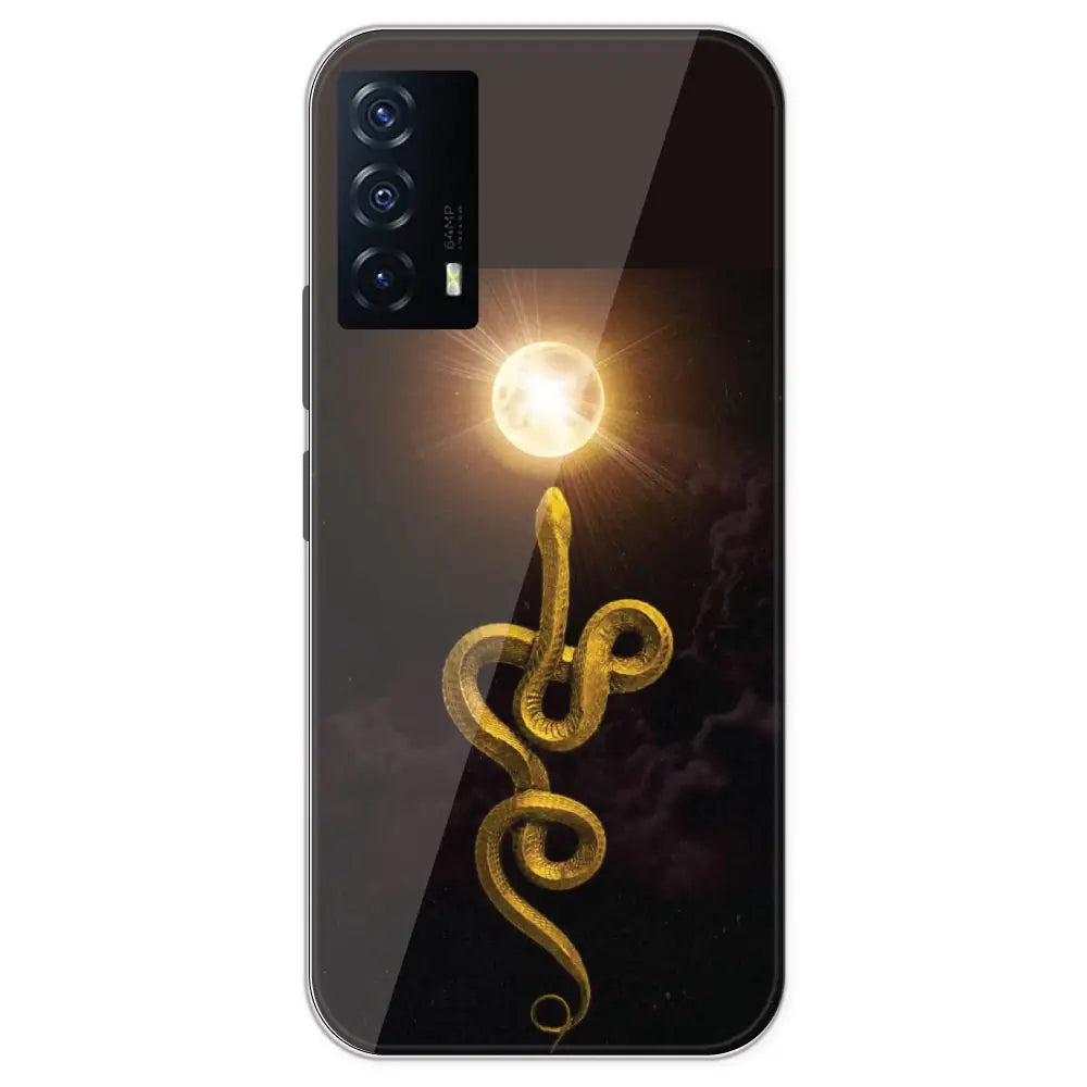 Golden Serpent - Printed Silicone Case For IQOO Z5
