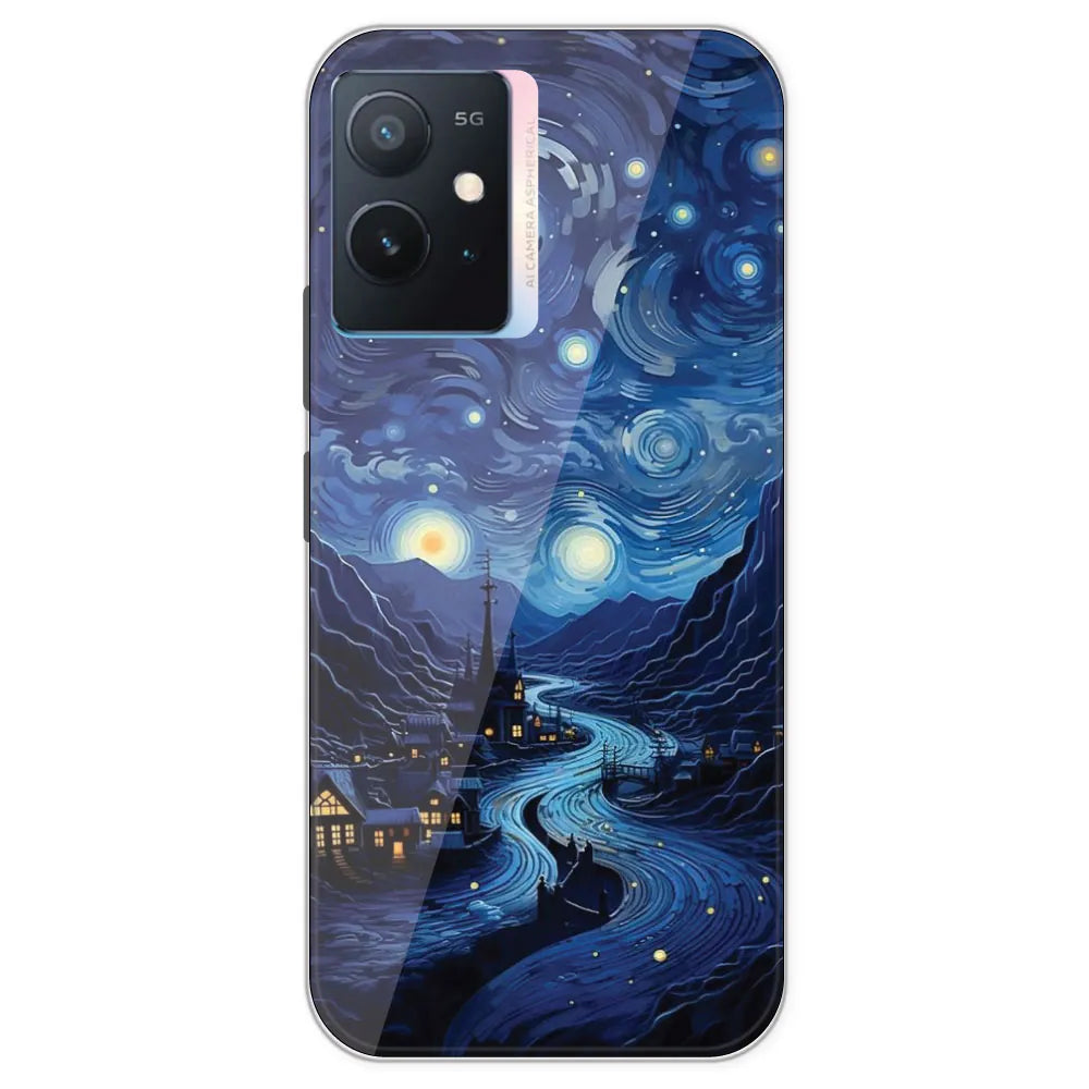 The Starry Night - Printed Silicone Case For IQOO Z6