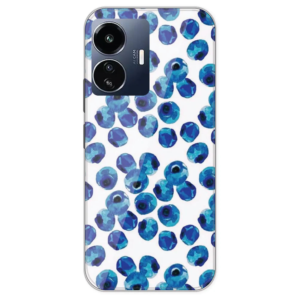 Blueberries - Printed Silicone Case For IQOO Z6 Lite
