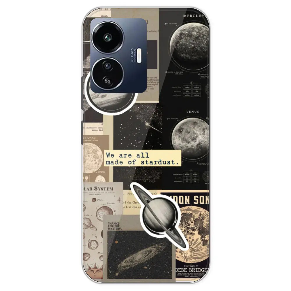 Planets - Printed Silicone Case For IQOO Z6 Lite