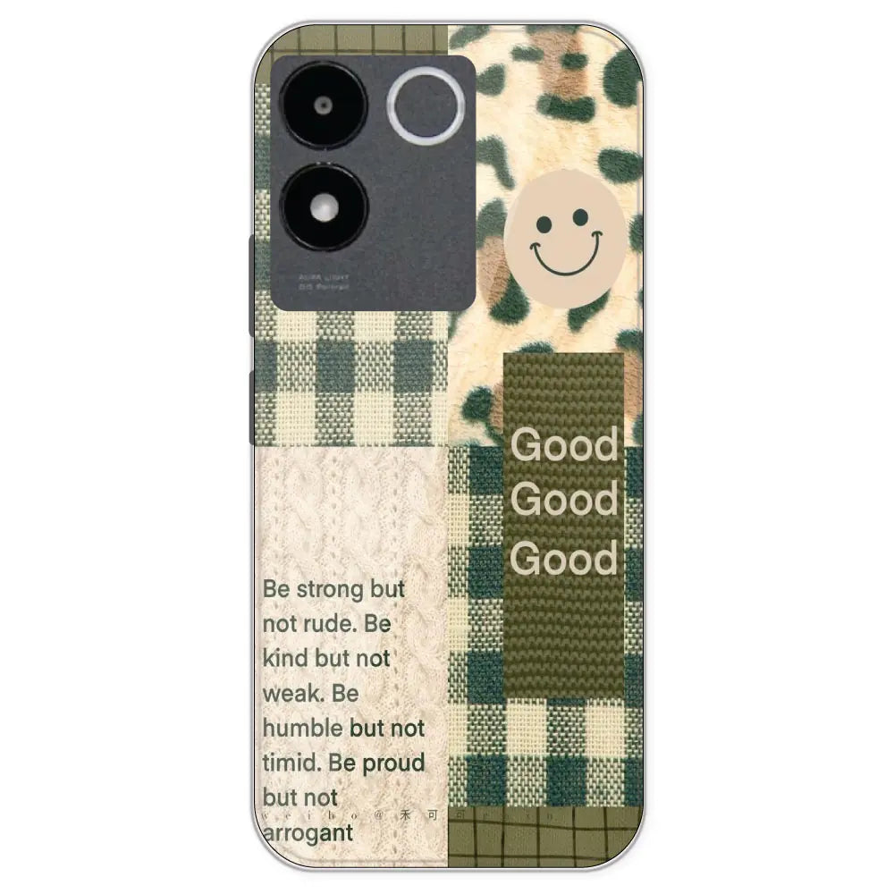 Patchwork Positivity - Printed Silicone Case For IQOO Z7 Pro