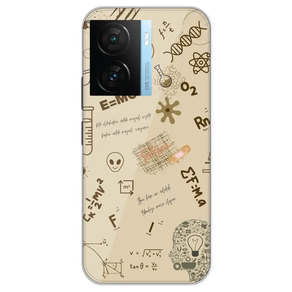 Physics Collage - Printed Silicone Case For IQOO Z7S