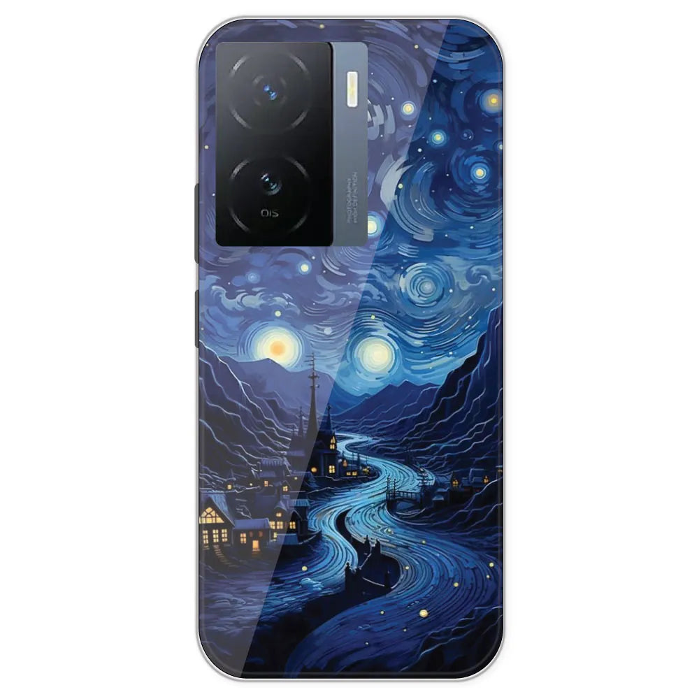 The Starry Night - Printed Silicone Case For IQOO Z7