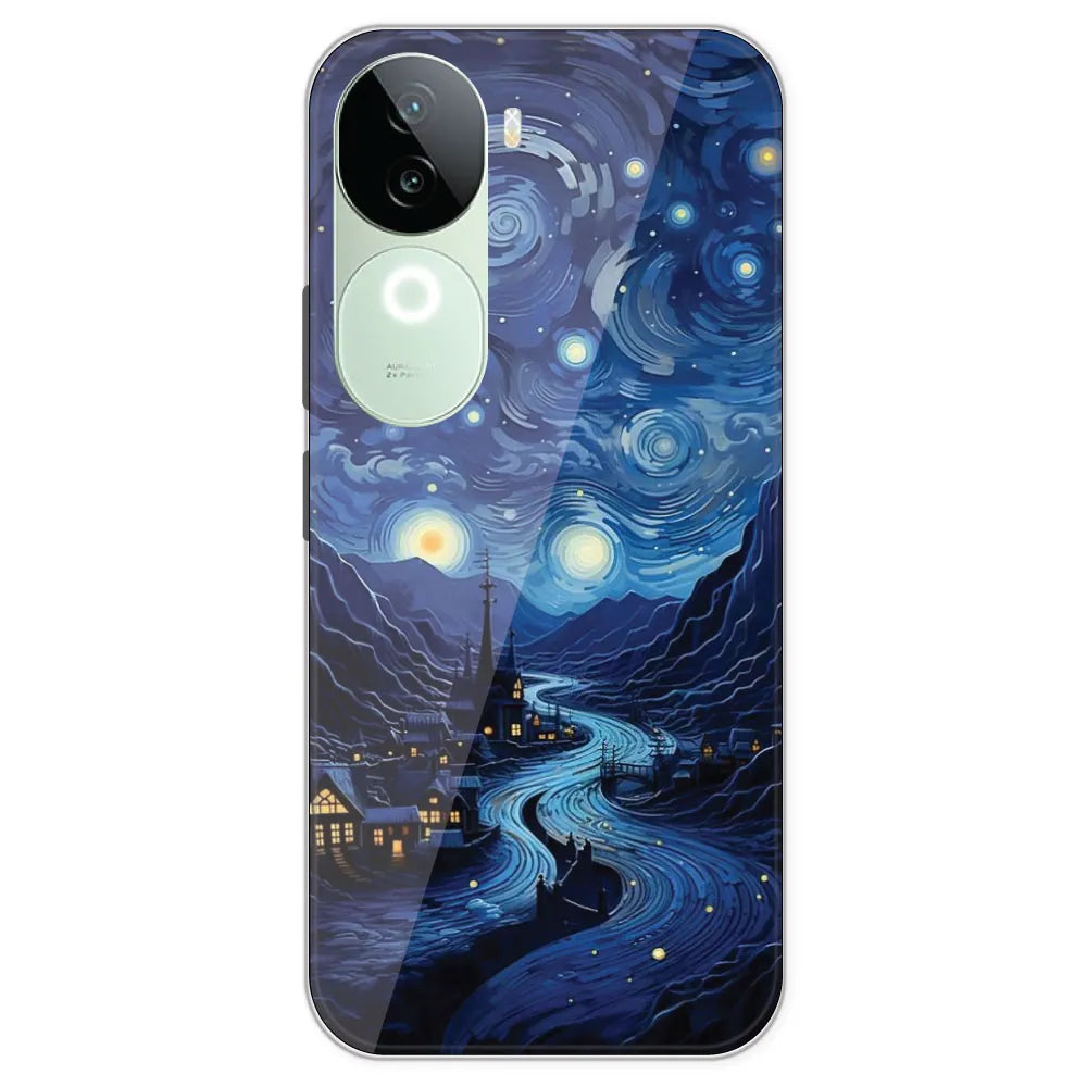 The Starry Night - Printed Silicone Case For IQOO Z9S