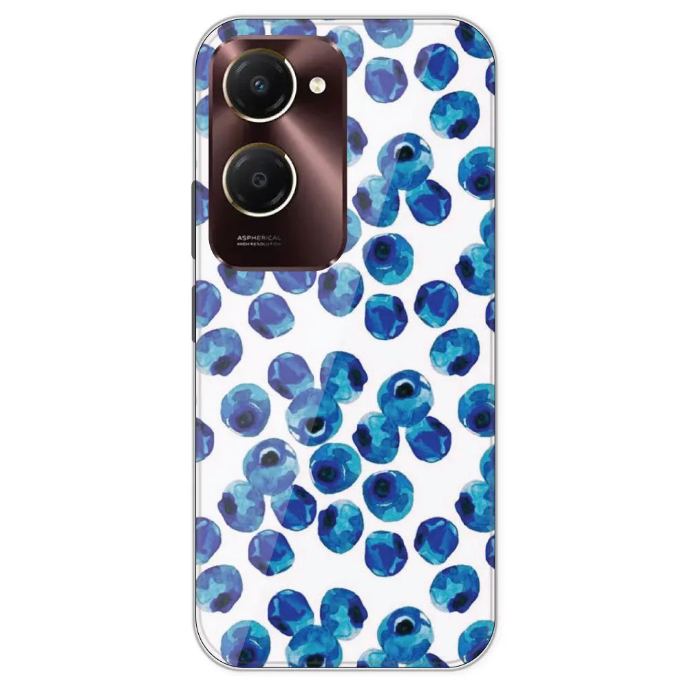 Blueberries - Printed Silicone Case For iQOO Models