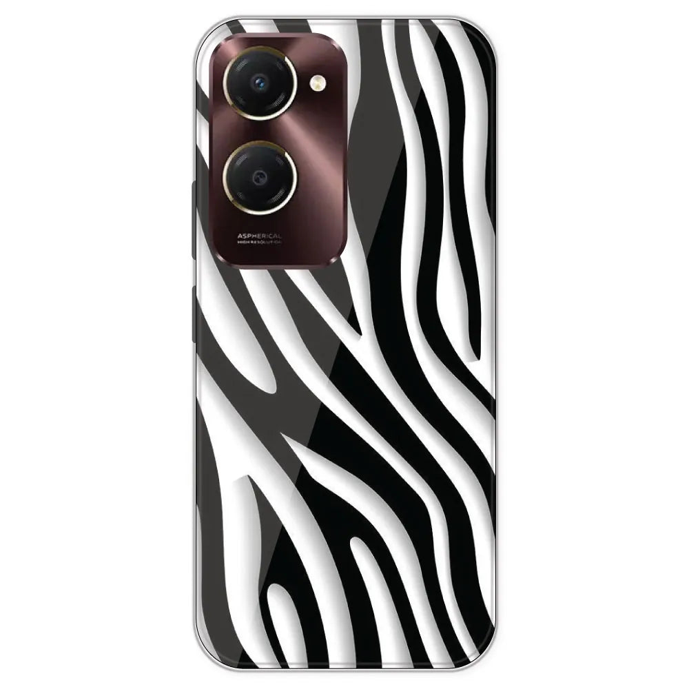 Zebra Print - Printed Silicone Case For iQOO Models
