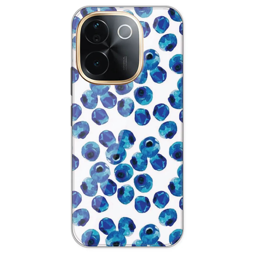 Blueberries - Printed Silicone Case For IQOO Z9S Pro
