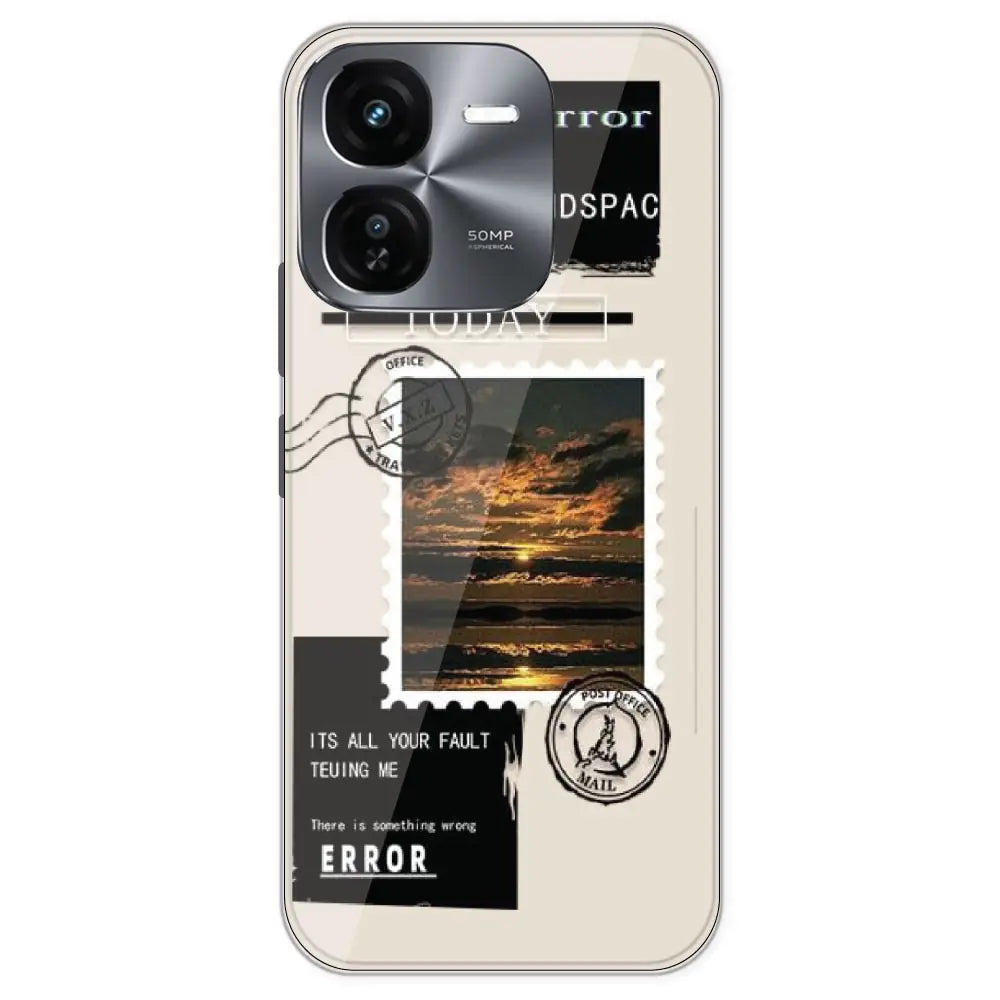 Post Card - Printed Silicone Case For IQOO Z9X