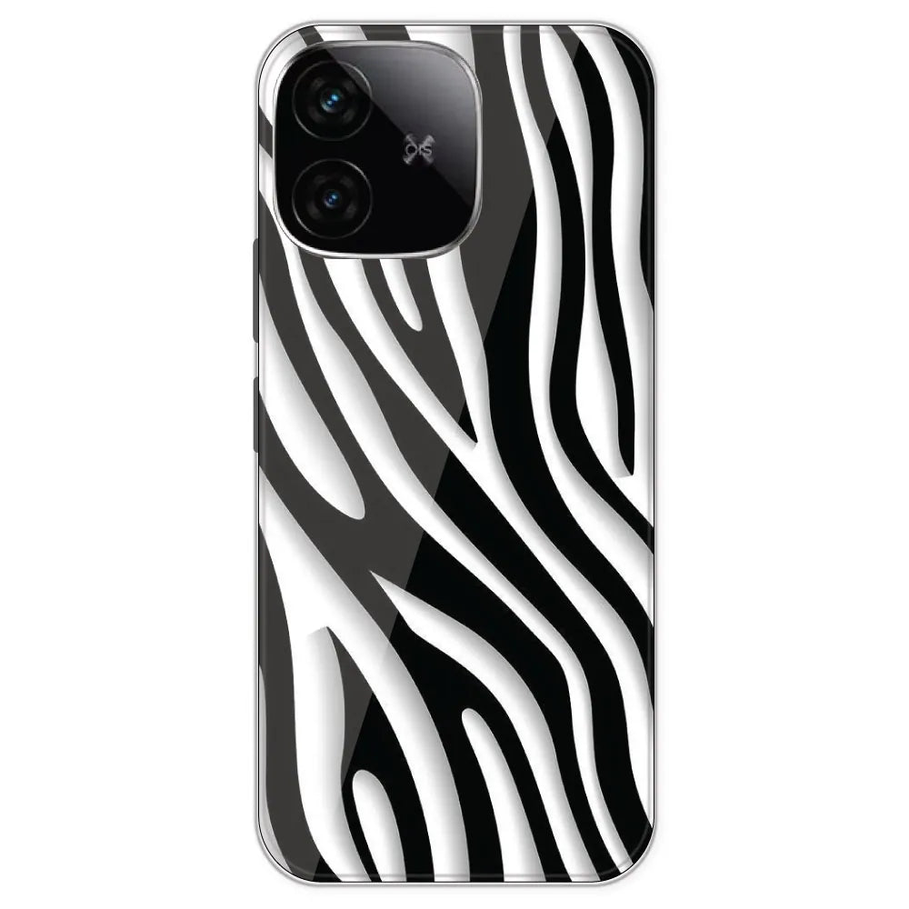 Zebra Print - Printed Silicone Case For IQOO Neo 10R