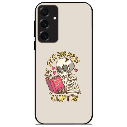 Just One More Chapter - Glossy Metal Silicone Case for Samsung Galaxy S25 Plus