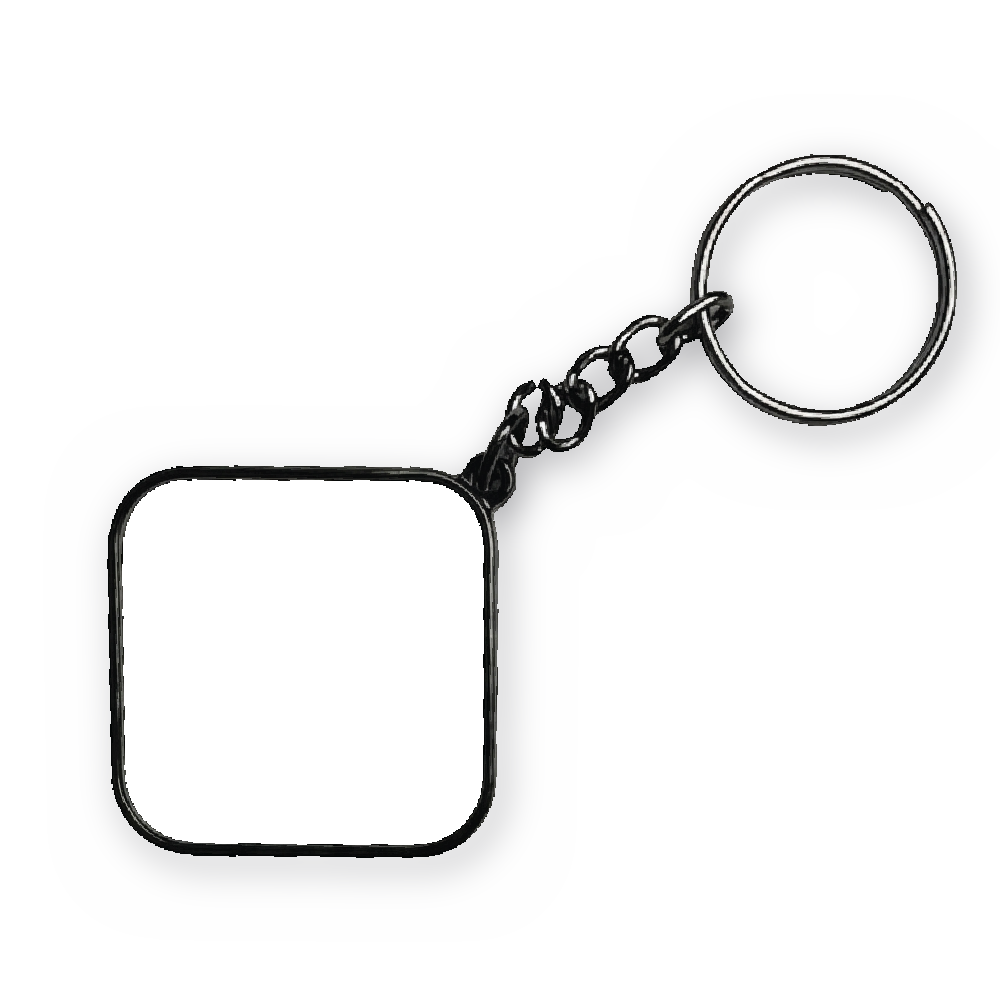 Customize Your Own Keychain – Pack of 2 | Personalized Double-Sided Printed Keychains - Square