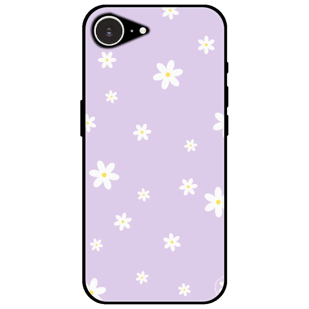Lilies - Glossy Metal Silicone Case for Apple iPhone 16e
