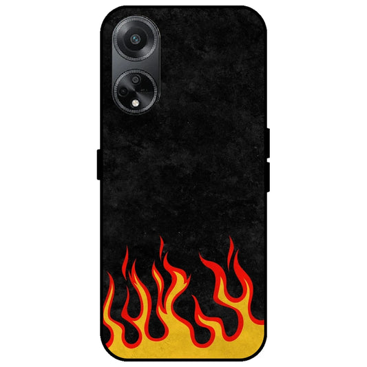 Low Flames - Glossy Metal Silicone Case for Oppo F23 5G