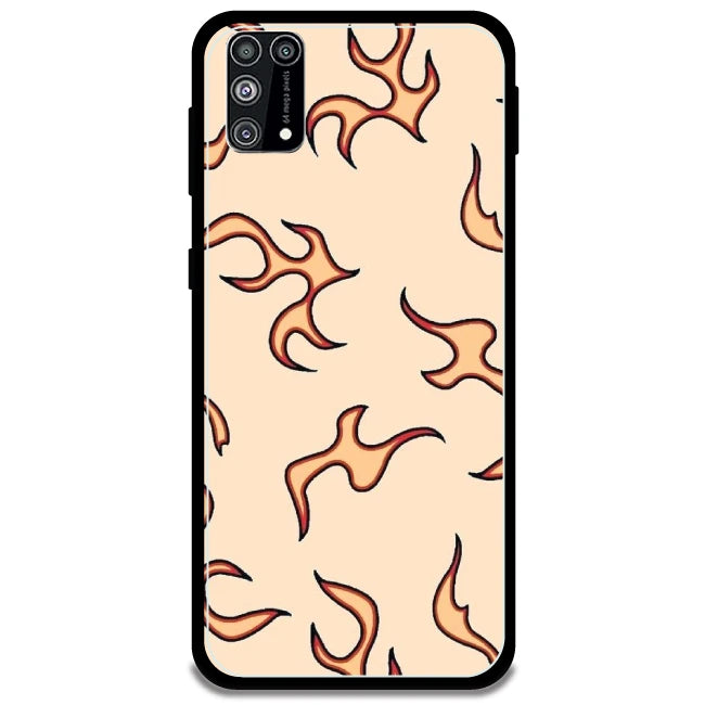 Yellow Flames - Armor Case For Samsung Models Samsung Galaxy M31