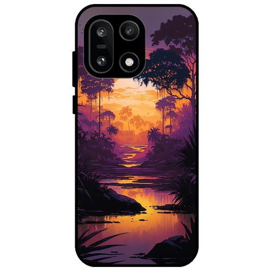 Mountains & The River - Glossy Metal Silicone Case for OnePlus 15