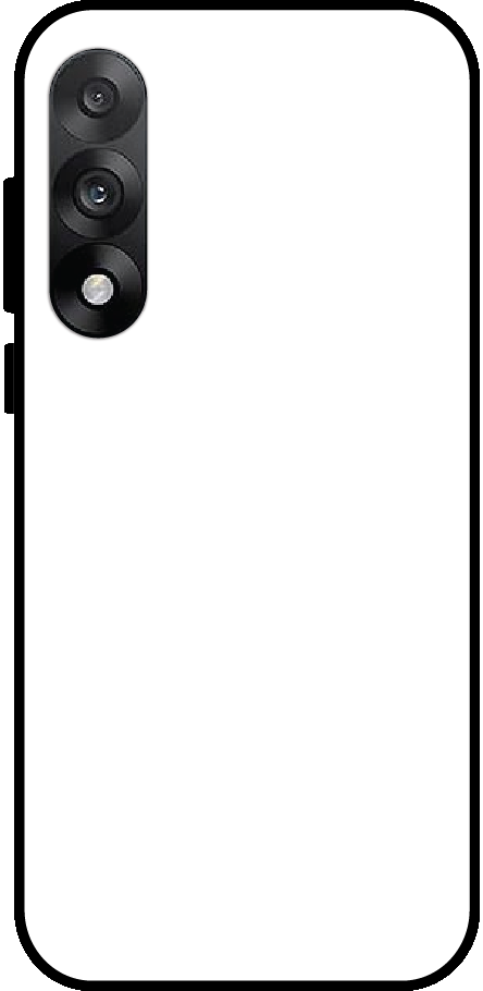 OnePlus Nord 5 back cover mockup - customisable glossy metal silicone case