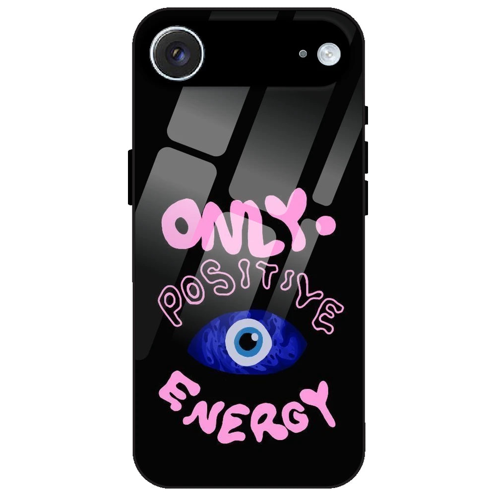 Only Positive Energy Evil Eye - Glass Case for Apple iPhone Air