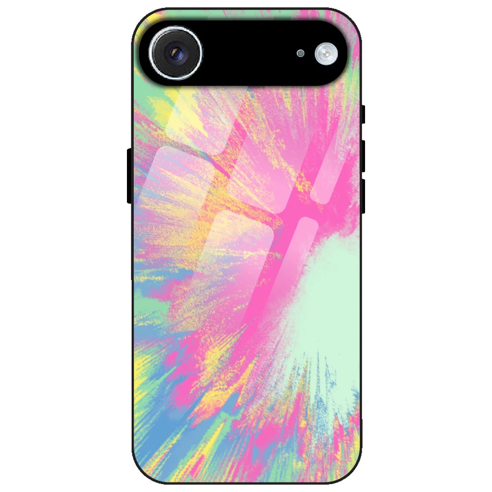 Pastel Splash Tie Dye - Glass Case for Apple iPhone Air